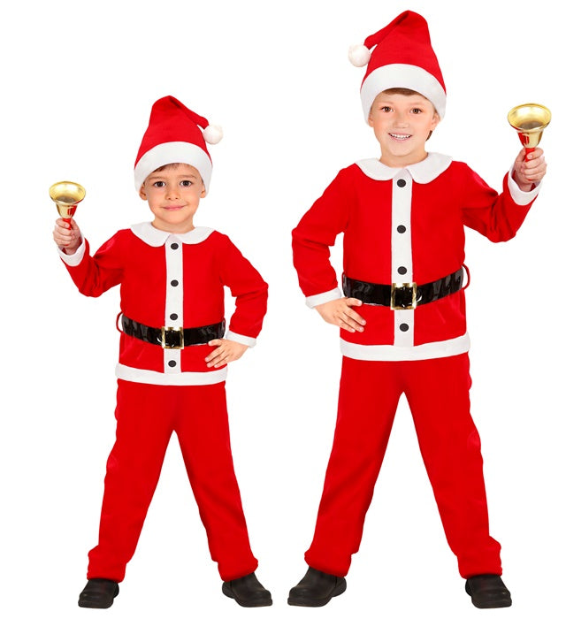 SANTA CLAUS" FLANNEL (JACKET, PANTS, BELT, HAT)