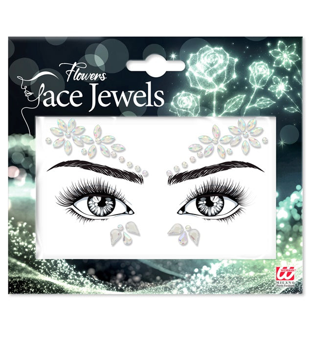 FACE JEWELS FLOWERS