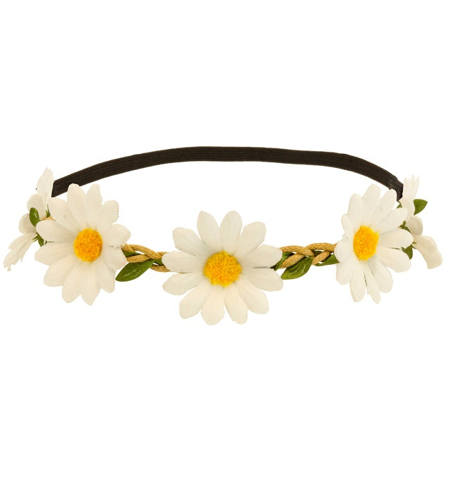 DAISY FLOWER HEADBAND