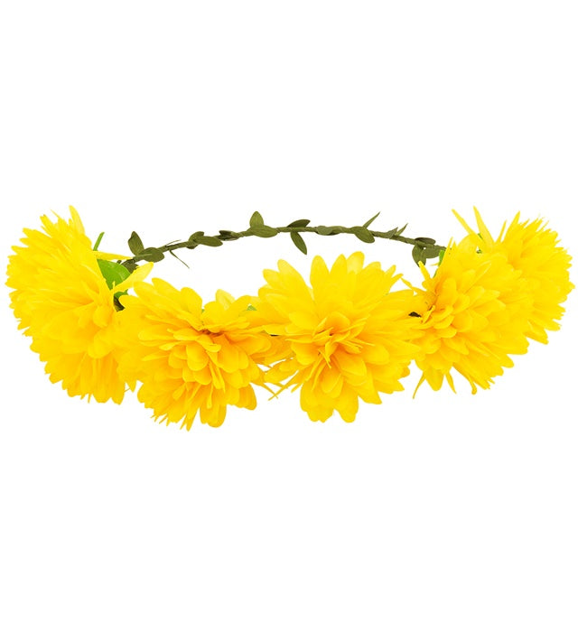 YELLOW FLOWER HEADBAND