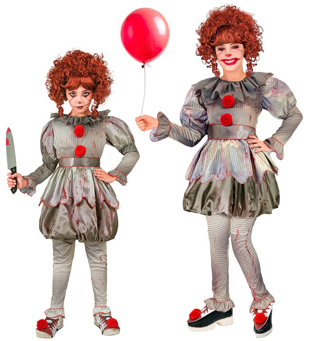 KILLER CLOWN" (DRESS, LEGGINGS, BELT, SHOE COVERS)