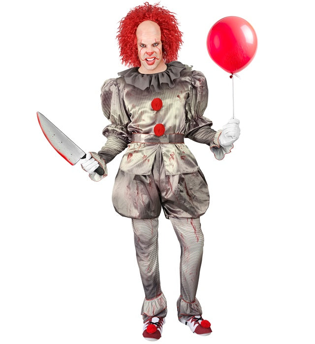 KILLER CLOWN" (SHIRT, PANTS, OVERPANTS, BELT, SHOE COVERS)