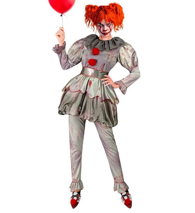 KILLER CLOWN" (DRESS, LEGGINGS, BELT, SHOE COVERS)