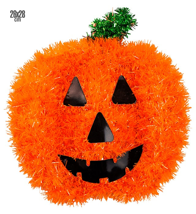 TINSEL PUMPKIN" 26X28 CM