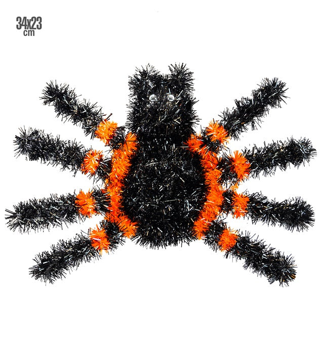 TINSEL SPIDER" 34X23 CM