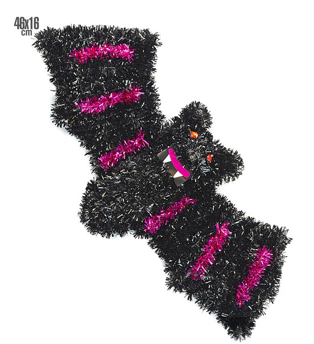 TINSEL BAT" 46X16 CM
