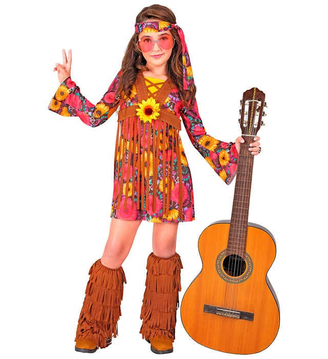 HIPPIE" (DRESS, HEADBAND, BOOT COVERS)