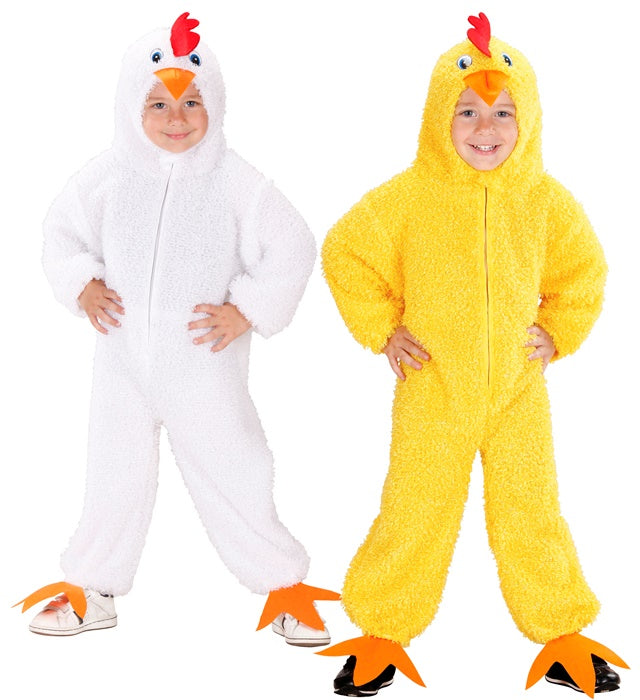 FUZZY CHICK" 2 COLORS ASS. (HOODED JUMPSUIT)