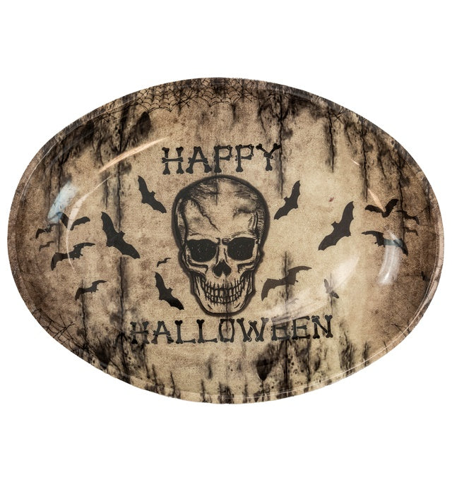 HAPPY HALLOWEEN SKULL BOWL" 40 X 30,5 CM