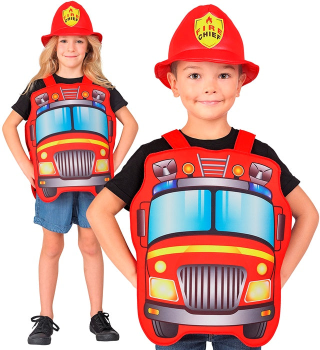 FIREFIGHTER" (COSTUME, HAT)