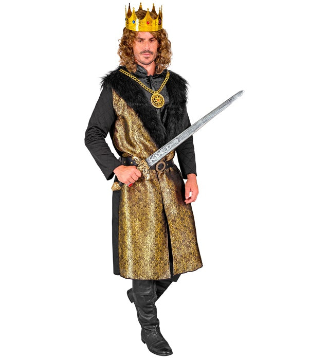 MEDIEVAL KING (COAT WITH VEST & MEDALLION NECKLACE, BELT) (unisex)