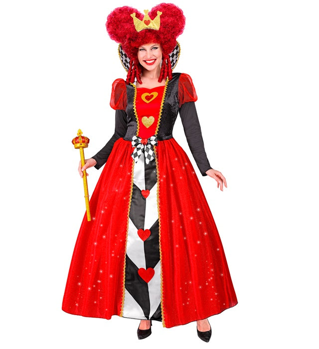 QUEEN OF HEARTS" (DRESS, CROWN)