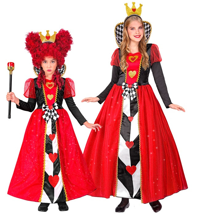QUEEN OF HEARTS" (DRESS, CROWN)