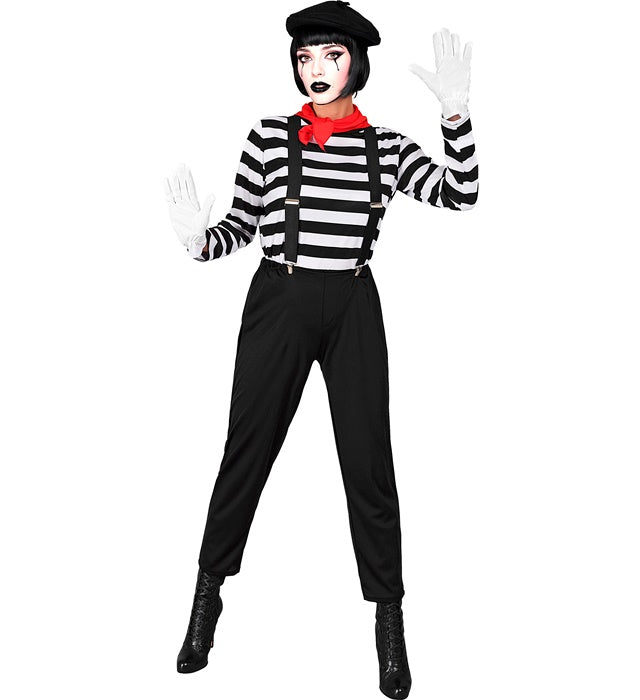 MIME" (SHIRT, PANTS, BRACES, NECKSCARF, GLOVES, HAT)