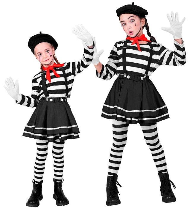 MIME" (SHIRT, SKIRT, BRACES, NECKSCARF, GLOVES, HAT)