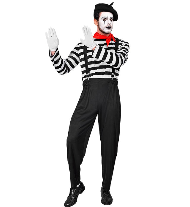 MIME" (SHIRT, PANTS, BRACES, NECKSCARF, GLOVES, HAT)