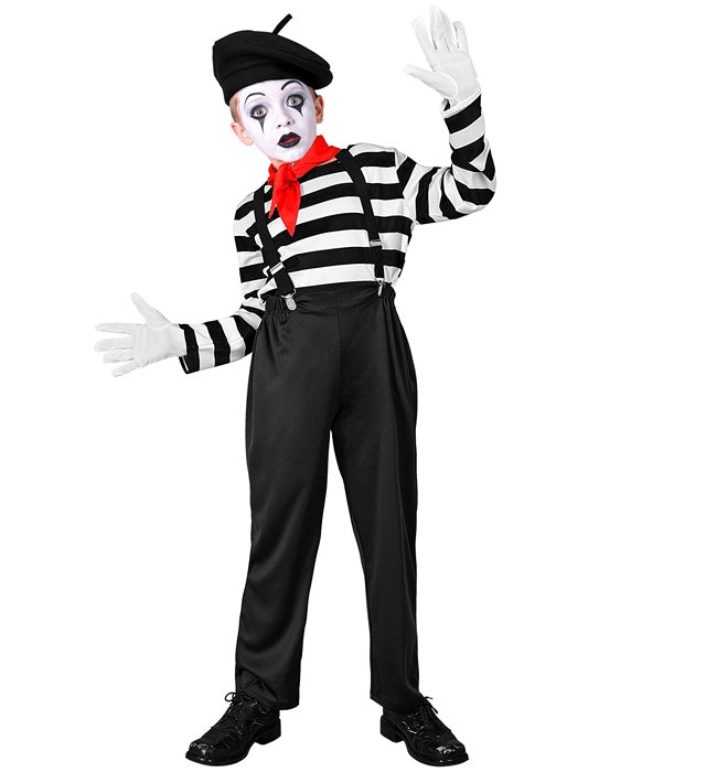 MIME" (SHIRT, PANTS, BRACES, NECKSCARF, GLOVES, HAT)