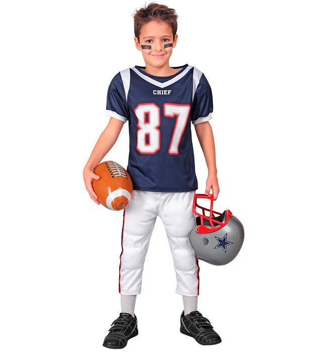 AMERICAN FOOTBALL PLAYER" (STUFFED T-SHIRT, STUFFED PANTS)