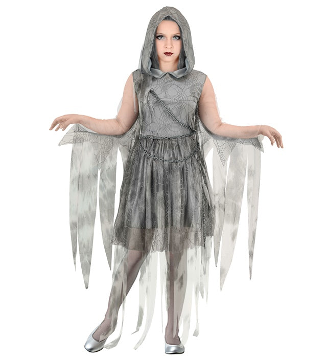 CHAINED GHOSTLY SPIRIT" (HOODED DRESS, CHAIN)