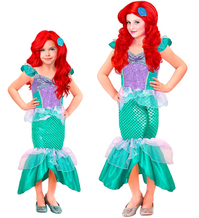 MERMAID" (DRESS, HAIRCLIP)