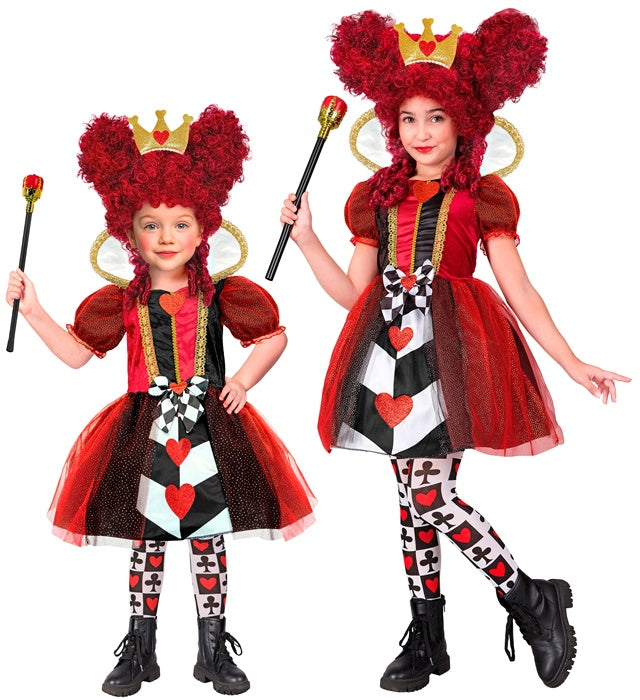QUEEN OF HEARTS" (DRESS, CROWN)