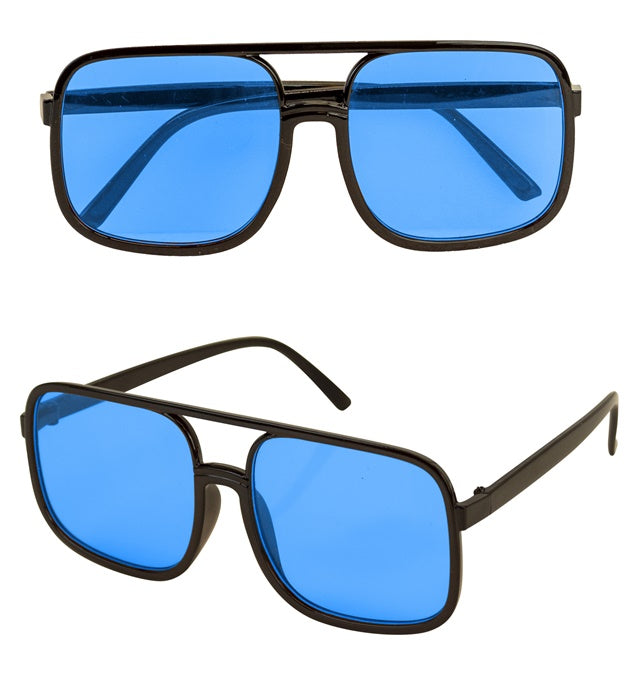 THE 90S HIP HOP GLASSES WITH AZURE LENSES