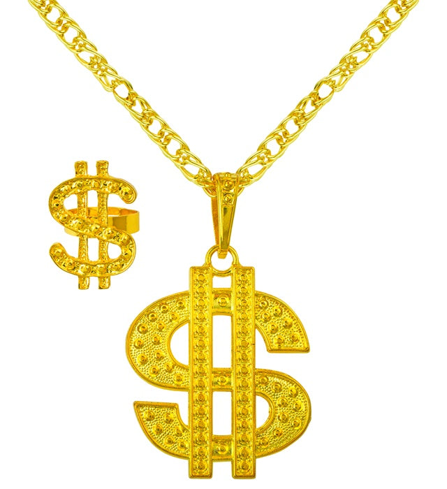 DOLLAR SET" (NECKLACE & RING)