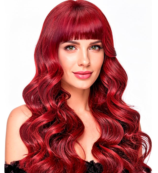 RED MICHELLE DREAM HAIR WIG" IN COLOR BOX