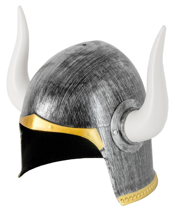 VIKING HELMET" HARD PLASTIC - ADULT SIZE