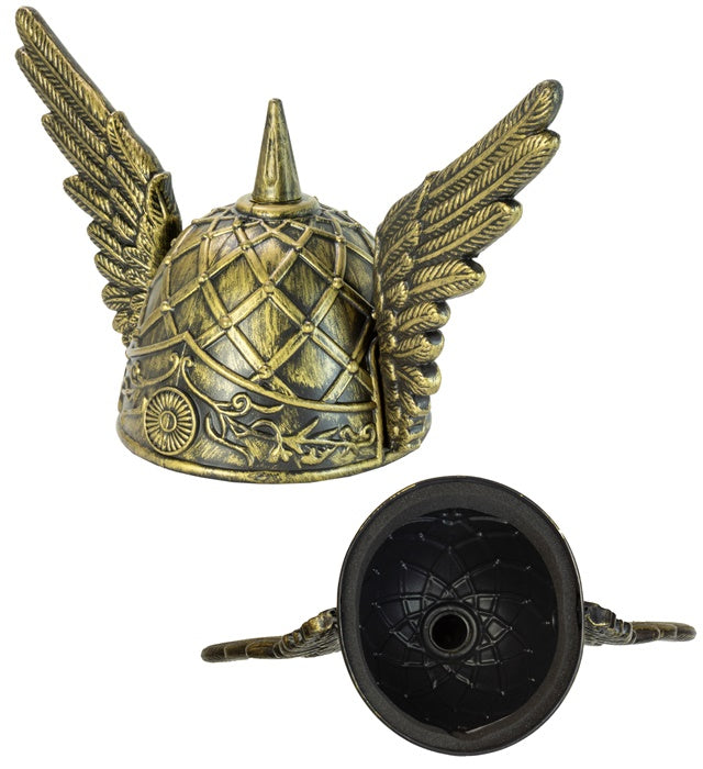 VIKING SPIKED HELMET WITH WINGS" HARD PLASTIC - ADULT SIZE