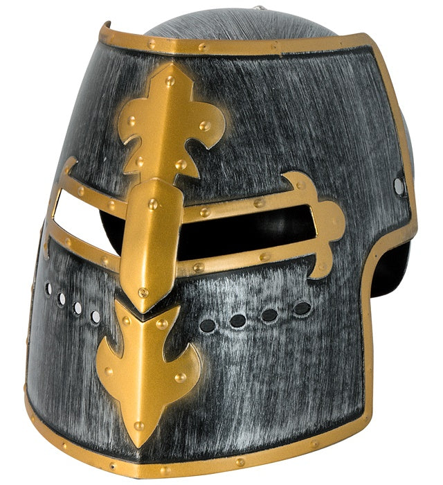 MEDIEVAL KNIGHT HELMET WITH VISOR" HARD PLASTIC - CHILD SIZE