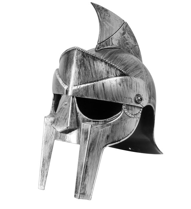 GLADIATOR HELMET WITH VISOR" HARD PLASTIC - ADULT SIZE