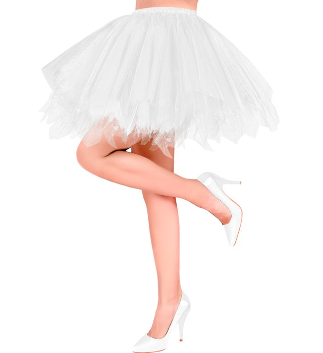 WHITE TUTU" WITH INNER POCKET FOR LED LIGHTS