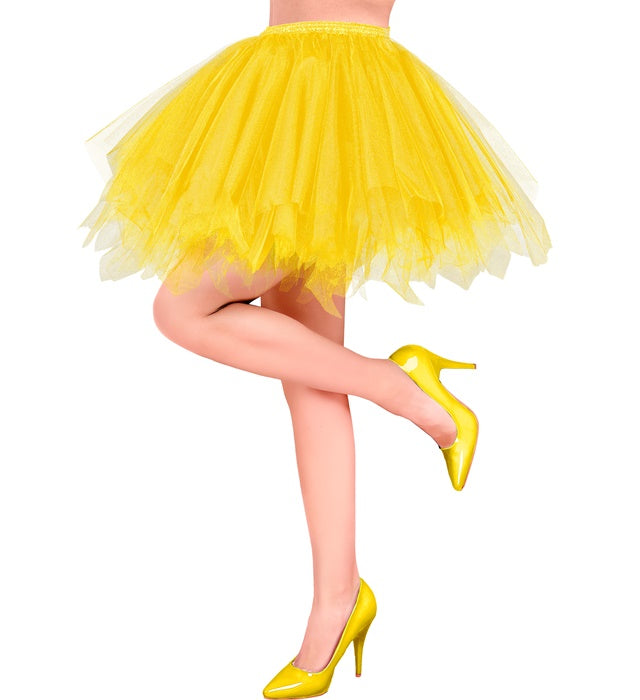 NEON YELLOW TUTU" WITH INNER POCKET FOR LED LIGHTS