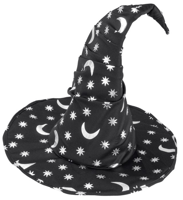 WITCH | WIZARD HAT WITH MOON & STARS" CHILD SIZE