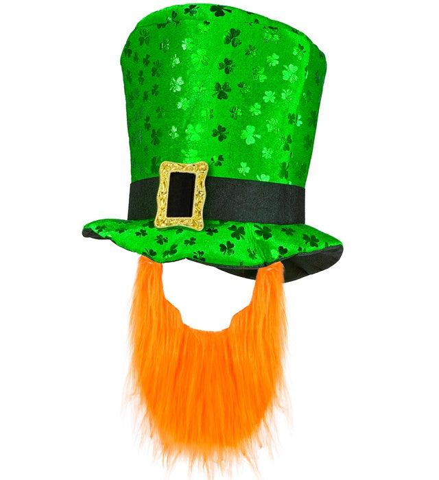ST. PATRICK'S DAY TOP HAT WITH BEARD