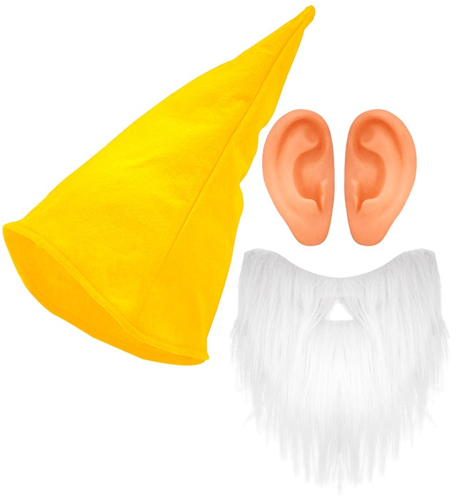 YELLOW DWARF" (HAT, BEARD, EARS)