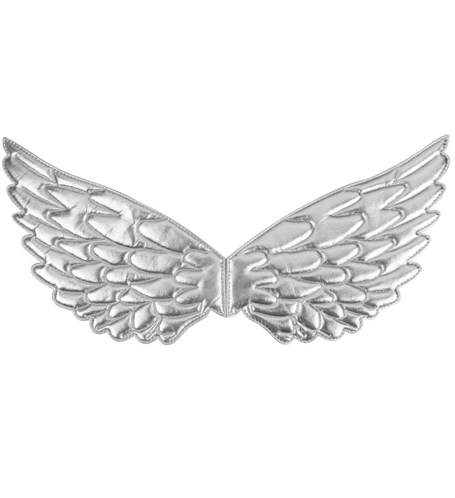 SILVER FABRIC WINGS" 43X22 CM
