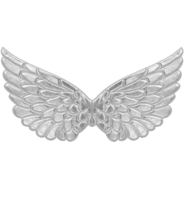 SILVER FABRIC WINGS" 57X26 CM