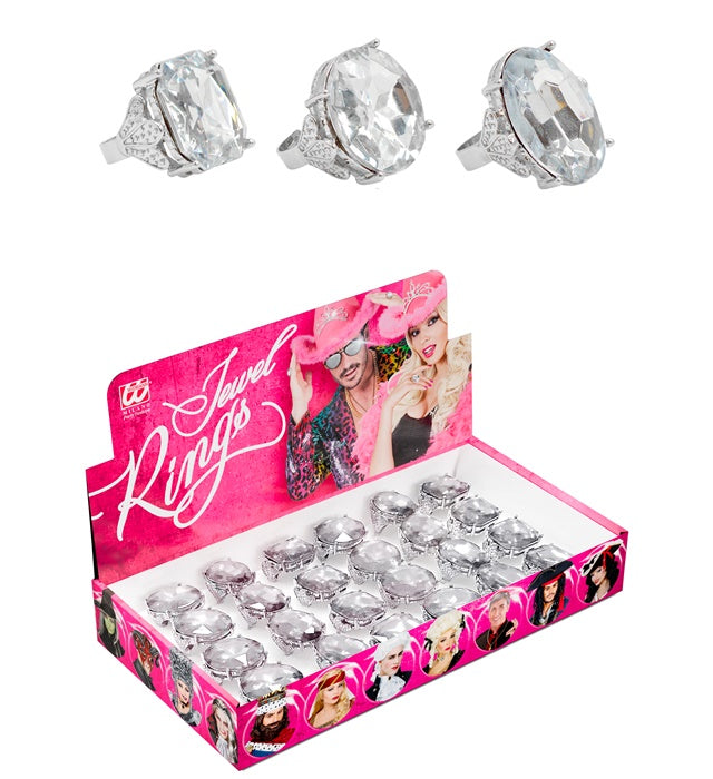 DIAMOND RINGS" IN DISPLAY BOX - 3 STYLES ASS.