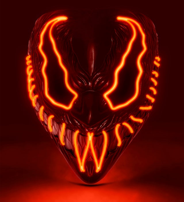 RED LED MONSTER MASK