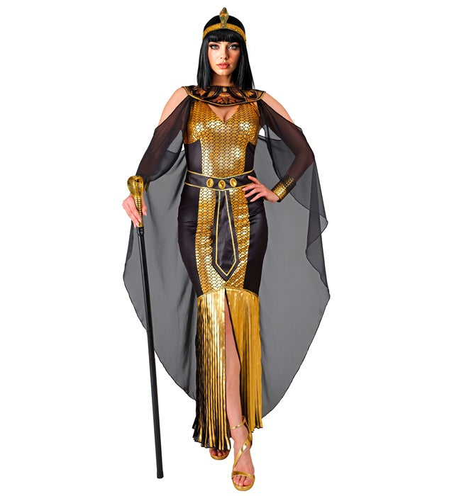 EGYPTIAN QUEEN" (DRESS, COLLAR WITH CAPE, BELT)