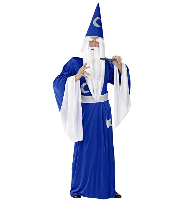 WIZARD" (ROBE WITH COLLAR, BELT, HAT)