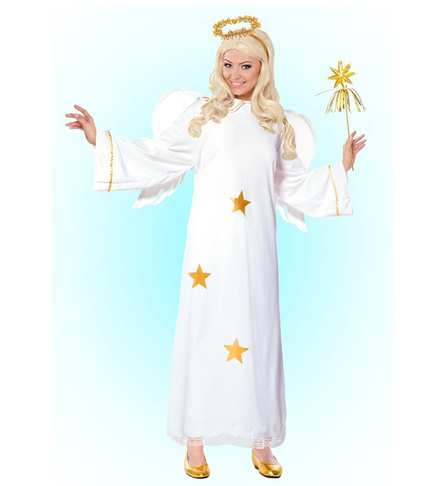 ANGEL" (DRESS, WINGS, HALO)