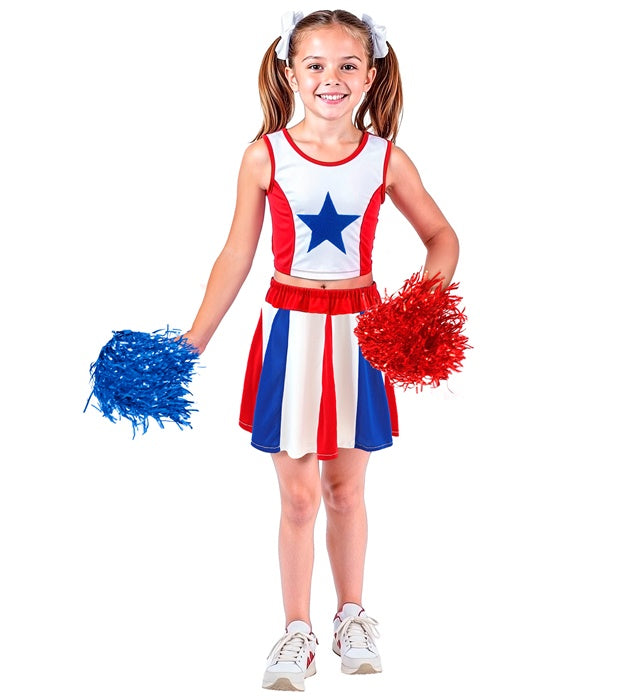 CHEERLEADER" (TOP, SKIRT)