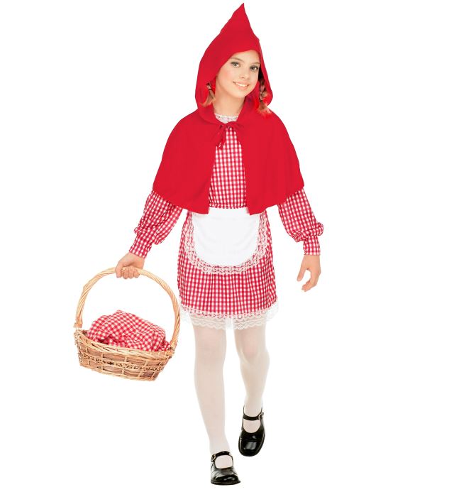 RED CAPELET" (DRESS, APRON, HOODED CAPELET)