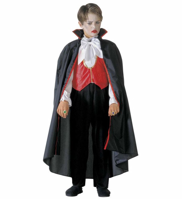 VAMPIRE" (SHIRT WITH PANTS, VEST, BOW TIE, CAPE)
