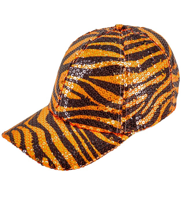 ANIMALIER TIGER SEQUIN CAP