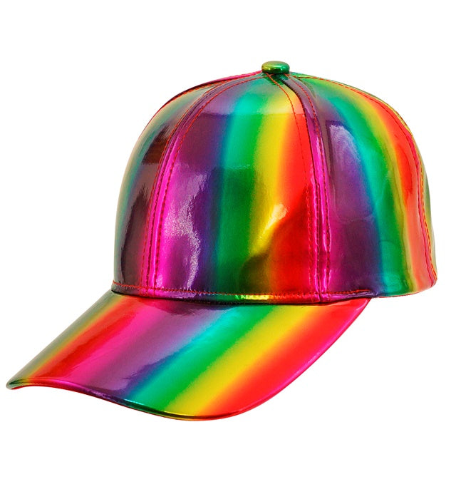 RAINBOW HOLOGRAPHIC CAP