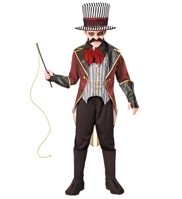 SINISTER RINGMASTER" (JACKET WITH VEST, SKULL JABOT, GLOVES, HAT)